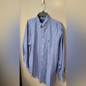 Ralph Lauren Men's Light Blue Button Down Shirt